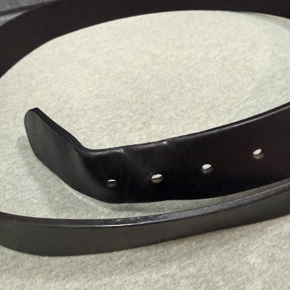 Carhartt Black Leather Belt Style 2201 size 48 Heavy Duty Work Jeans 1.5” Wide - Picture 2 of 6